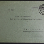 Mannheim-Rheinau, Gebühr bezahlt, 31.8.45