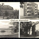 Angermünde, Einstein-Oberschule, Ledigenwohnheim, Wolletzsee