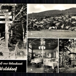 Walddorf, LKR. Görlitz, Teilansicht, Turm auf dem Kottmar, Gaststube