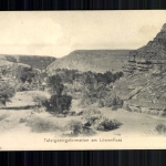 Deutsch-Südwest-Afrika, Tafelgebirgsformation am Löwenfluss