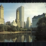 USA, New York City, Central Park, Hotels and General Motors Building