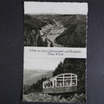 Blick ins obere Schwarzatal mit Bergbahn/Thür. Wald