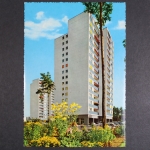 Erlangen, Hochhäuser an der Friedrich-Bauer-Straße