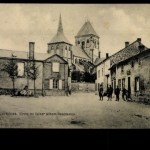 Lavannes/Frankreich, Kirche mit Kaiser Wilhelm-Gedenkstein