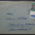Deutschland, MiNr. 113 auf Ortsbrief