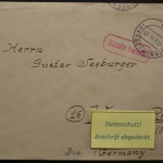Lauingen (Donau), Gebühr bezahlt, 11.1.46