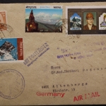 Nepal, Deutsche Everest Expedition 1972, Postläufer-Post