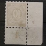 Gem. Ausgaben, MiNr. 918, Ecke links unten, DZ F, gestempelt