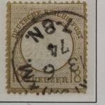 Deutsches Reich Brustschilde 1872-1874, gute Sammlung