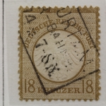 Deutsches Reich Brustschilde 1872-1874, gute Sammlung