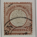 Deutsches Reich Brustschilde 1872-1874, gute Sammlung
