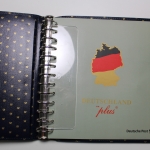 Deutsche Post, Deutschland-Plus blauer Ringbinder, 13-Ring-Mechanik