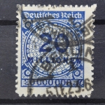 Deutsches Reich, MiNr. 319 B, gestempelt, geprüft Infla