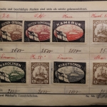 Uraltes Briefmarken-Auswahlheft Deutsche Kolonien & Österreich