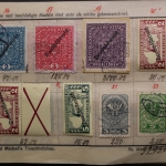 Uraltes Briefmarken-Auswahlheft Deutsche Kolonien & Österreich