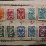 Uraltes Briefmarken-Auswahlheft Deutsche Kolonien & Österreich