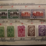 Uraltes Briefmarken-Auswahlheft Deutsche Kolonien & Österreich