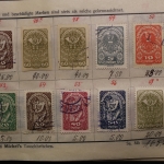 Uraltes Briefmarken-Auswahlheft Deutsche Kolonien & Österreich