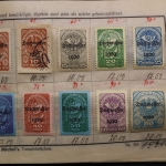 Uraltes Briefmarken-Auswahlheft Deutsche Kolonien & Österreich