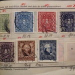 Uraltes Briefmarken-Auswahlheft Deutsche Kolonien & Österreich