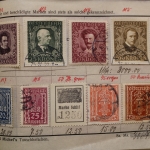 Uraltes Briefmarken-Auswahlheft Deutsche Kolonien & Österreich