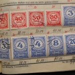 Uraltes Briefmarken-Auswahlheft Deutsche Kolonien & Österreich