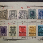 Uraltes Briefmarken-Auswahlheft Deutsche Kolonien & Österreich