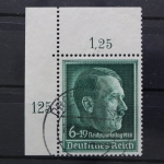 Deutsches Reich, MiNr. 672 x, Ecke links oben, gestempelt