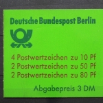 Berlin, MiNr. MH 13 c, gestempelt