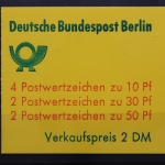 Berlin, MiNr. MH 10 a II, postfrisch