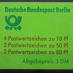 Berlin, MiNr. MH 14, gestempelt