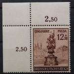 Deutsches Reich, MiNr. 886 PLF I, Ecke links oben, postfrisch