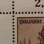Deutsches Reich, MiNr. 886 PLF I, Ecke links oben, postfrisch