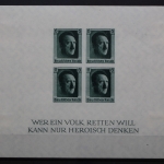Deutsches Reich, MiNr. Block 8, Falz