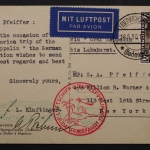 Deutsches Reich, MiNr. 438-439, Zeppelin-Südamerikafahrt, Brief