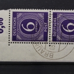 Gem. Ausgaben, MiNr. 916 a P, Oberrand ndgz, gestempelt