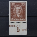 Deutsches Reich, MiNr. 396, Unterrand mit halber HAN, postfrisch