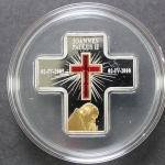 Cook Inseln, 5 Dollar 5. Todestag Johannes Paul, 2010, Polierte Platte / Proof