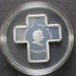 Cook Inseln, 5 Dollar 5. Todestag Johannes Paul, 2010, Polierte Platte / Proof