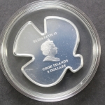 Cook Inseln, 5 Dollar Papstbesuch in Assisi, 2007, Polierte Platte / Proof