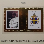 Papst Briefmarken-Blockausgaben, verschiedene Länder