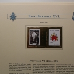 Papst Briefmarken-Blockausgaben, verschiedene Länder