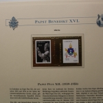 Papst Briefmarken-Blockausgaben, verschiedene Länder