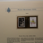 Papst Briefmarken-Blockausgaben, verschiedene Länder