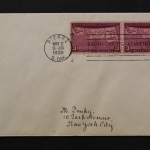 USA, MiNr. 454, waag. Paar, ESST Pierre, FDC