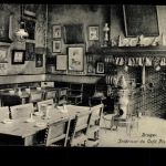 Belgien, Bruges, Inierieur du Cafe Flessinghe