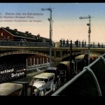 Herbesthal, Brücke über die Bahnstrecke Cöln-Aachen-Brüssel-Paris