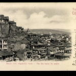 Georgien, Tiflis, Blick auf die Schwefelbäder