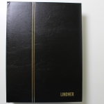 Lindner, Einsteckbuch Elegant 60 schwarze Seiten, schwarz