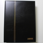 Lindner, Einsteckbuch Elegant 60 weiße Seiten, schwarz